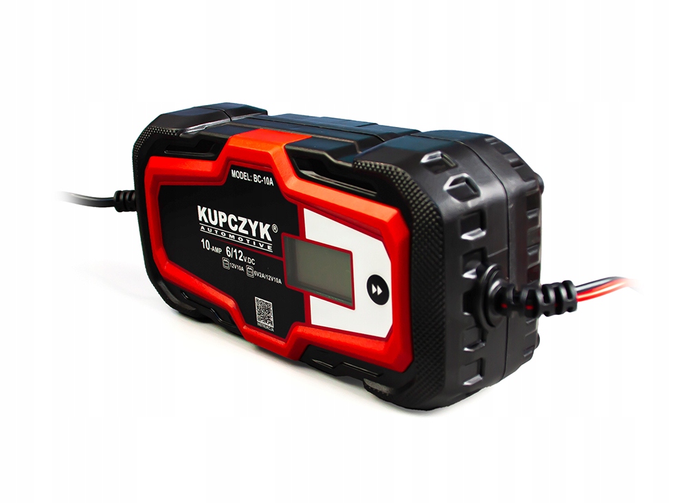 Prostownik mikroprocesorowy do ładowania akumulatora 6V 12V BC-10A Kupczyk Marka Kupczyk