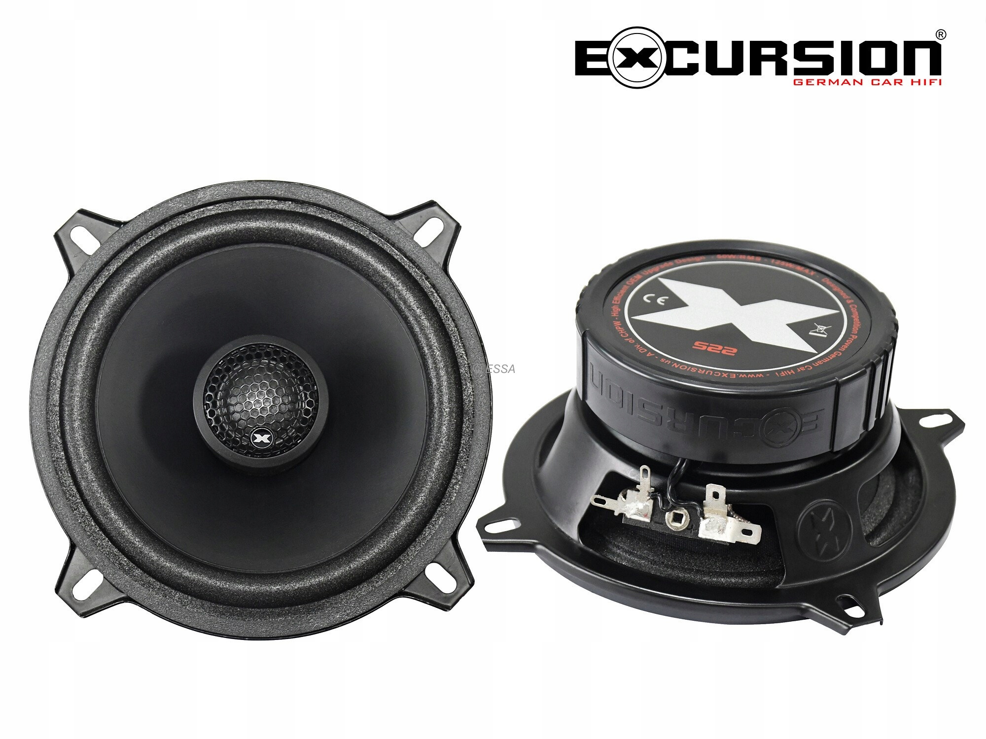 GŁOŚNIKI COAX 130MM EXCURSION SX-522 50W RMS 4 Ohm Model SX-522