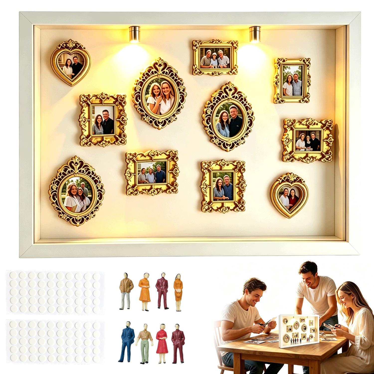 Mini Muzeum Diy Rámeček Personalizovaná Způsob Vystavení Pro Fotografie A Suvenýry