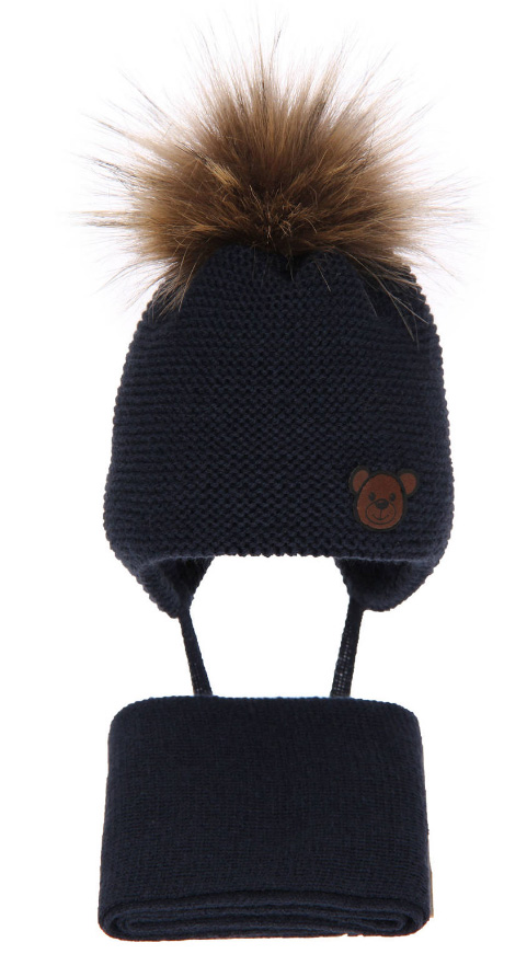 

Czapka Szalik Komplet Zestaw na zimę 40-42 cm