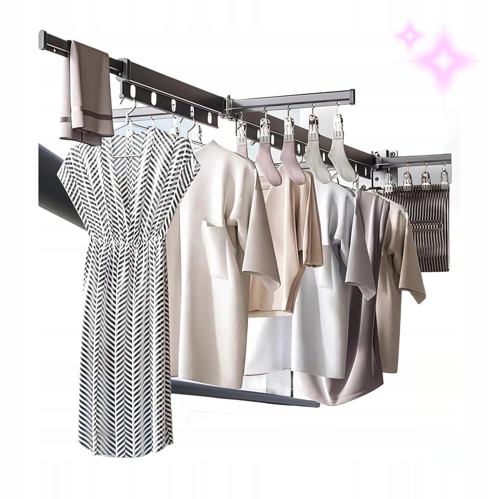 Levně Trvanlivá Sušák Hliníková Sušička Na Praní A Víceúčelová