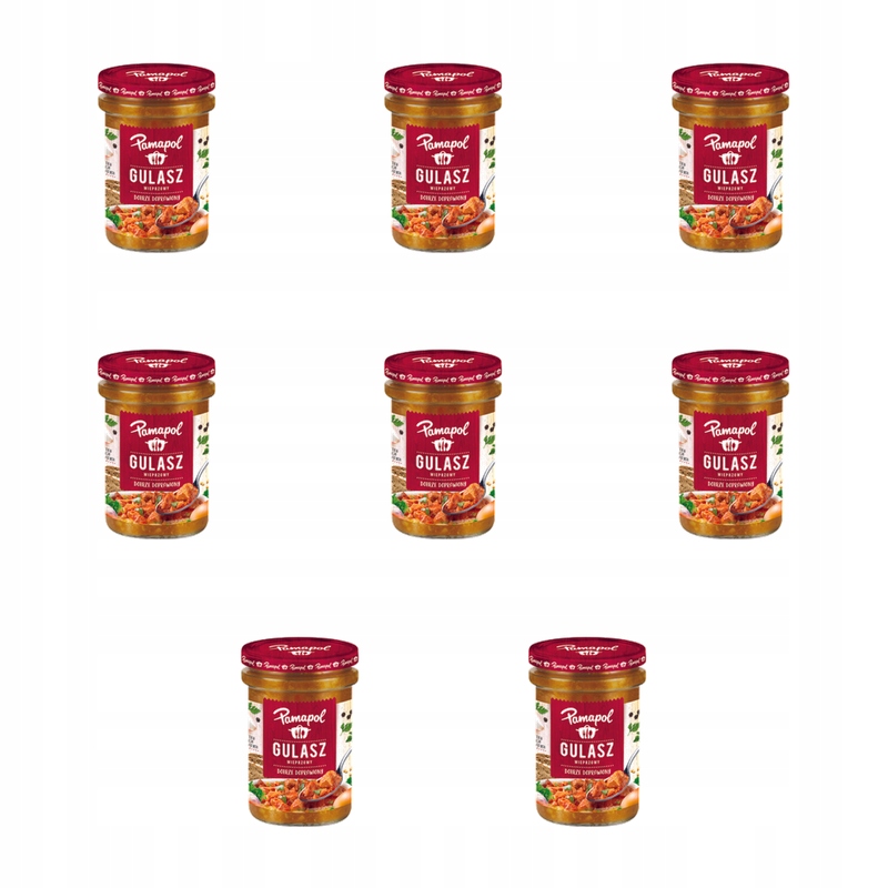 Pamapol – Vepřový guláš dobře dochucený 500 g X8
