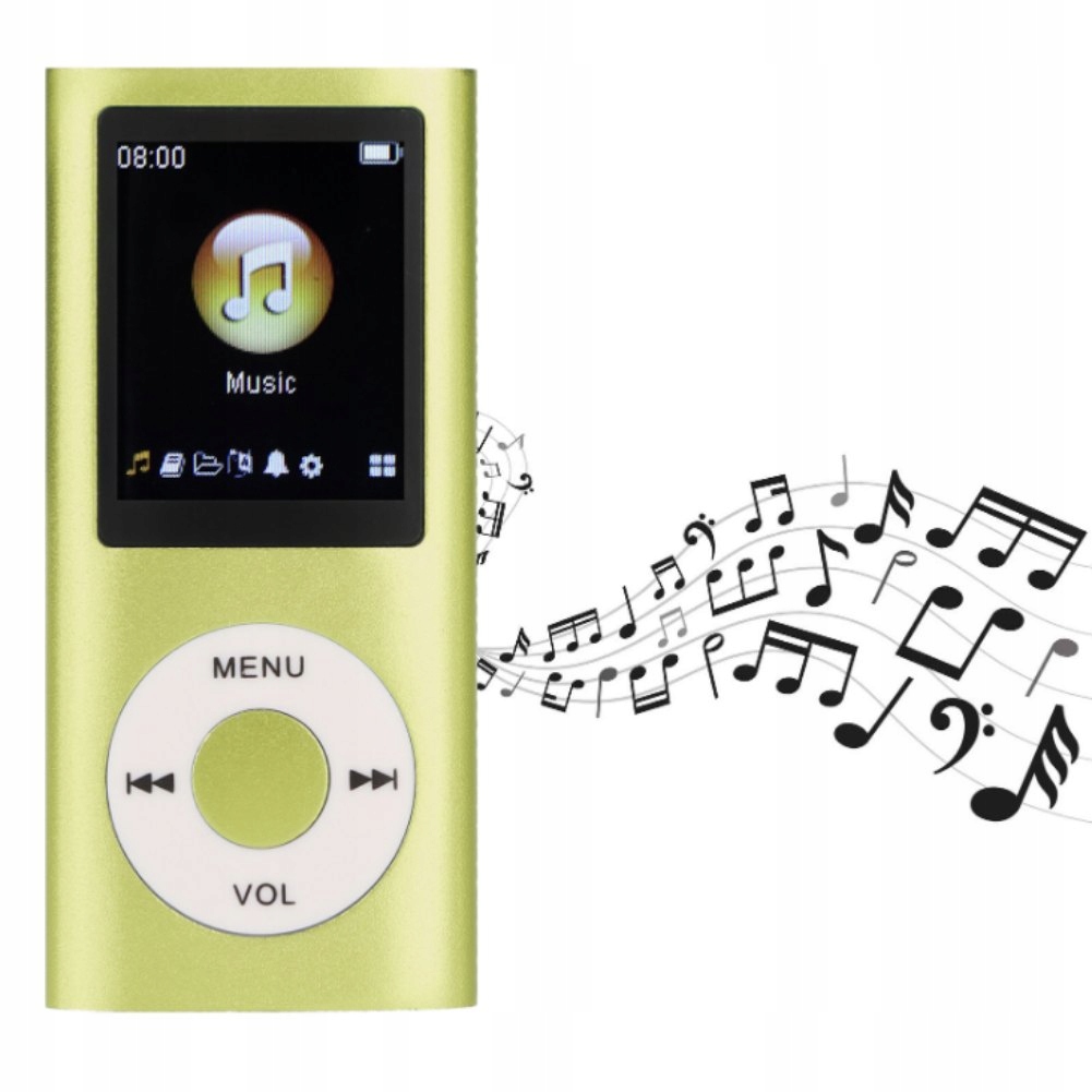 ODTWARZACZ MP3 MP4 SŁUCHAWKI GRATIS ZIELONY