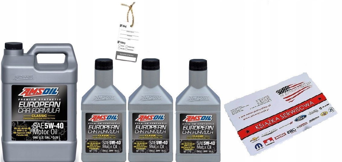 AMSOIL 5W40 EUROPEAN CAR FORMULA 6,6L + GRATISY
