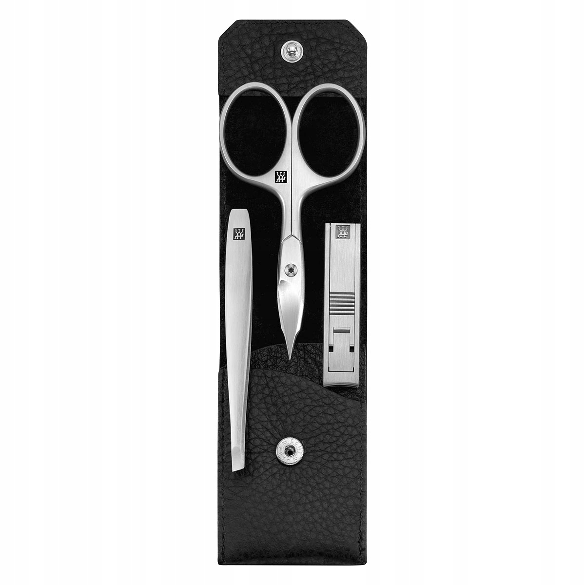 Zwilling Twinox Premium Yak Pánská kožená cestovní manikúra černá