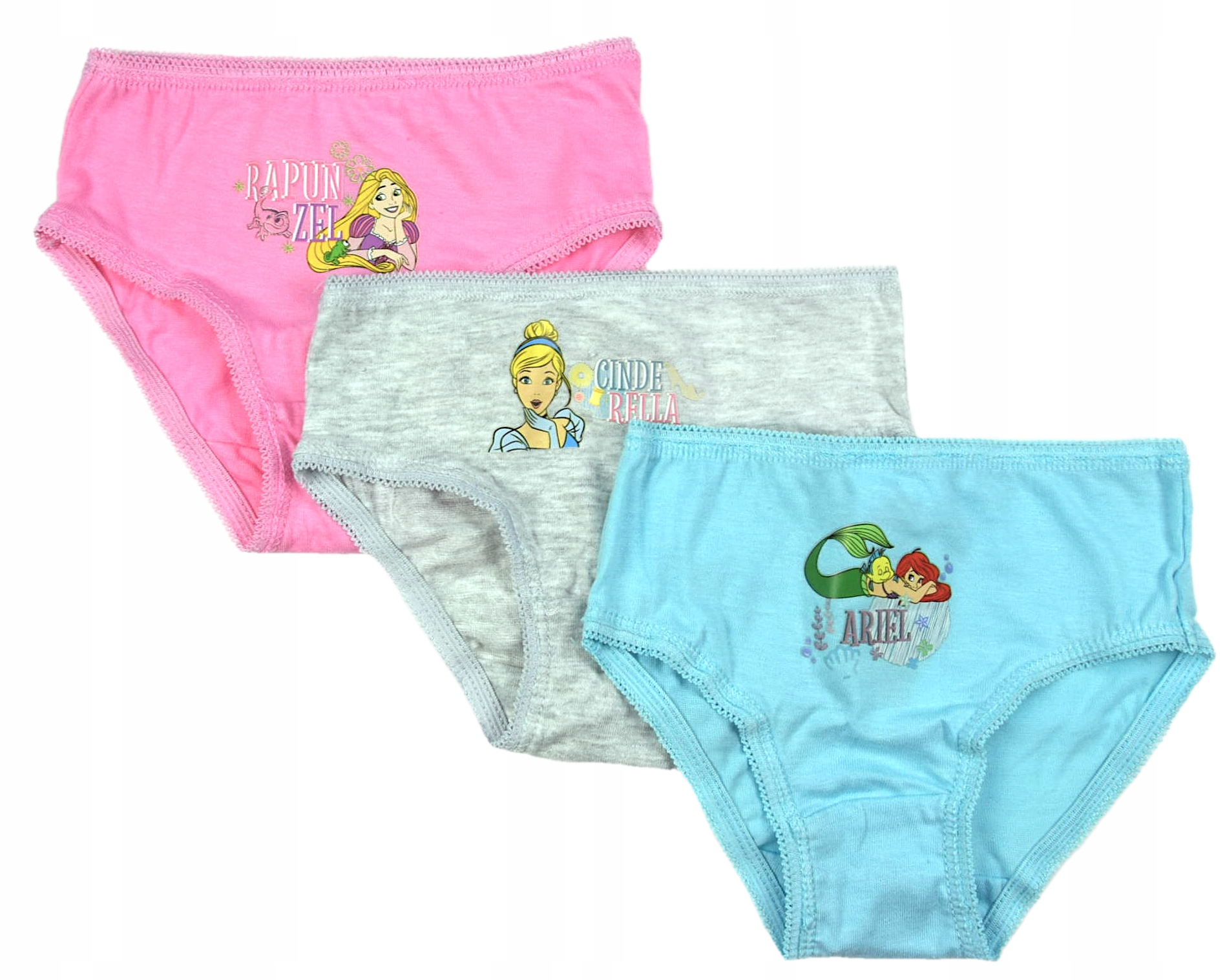 

Majtki Figi Disney Księżniczki 3-PACK 104/110
