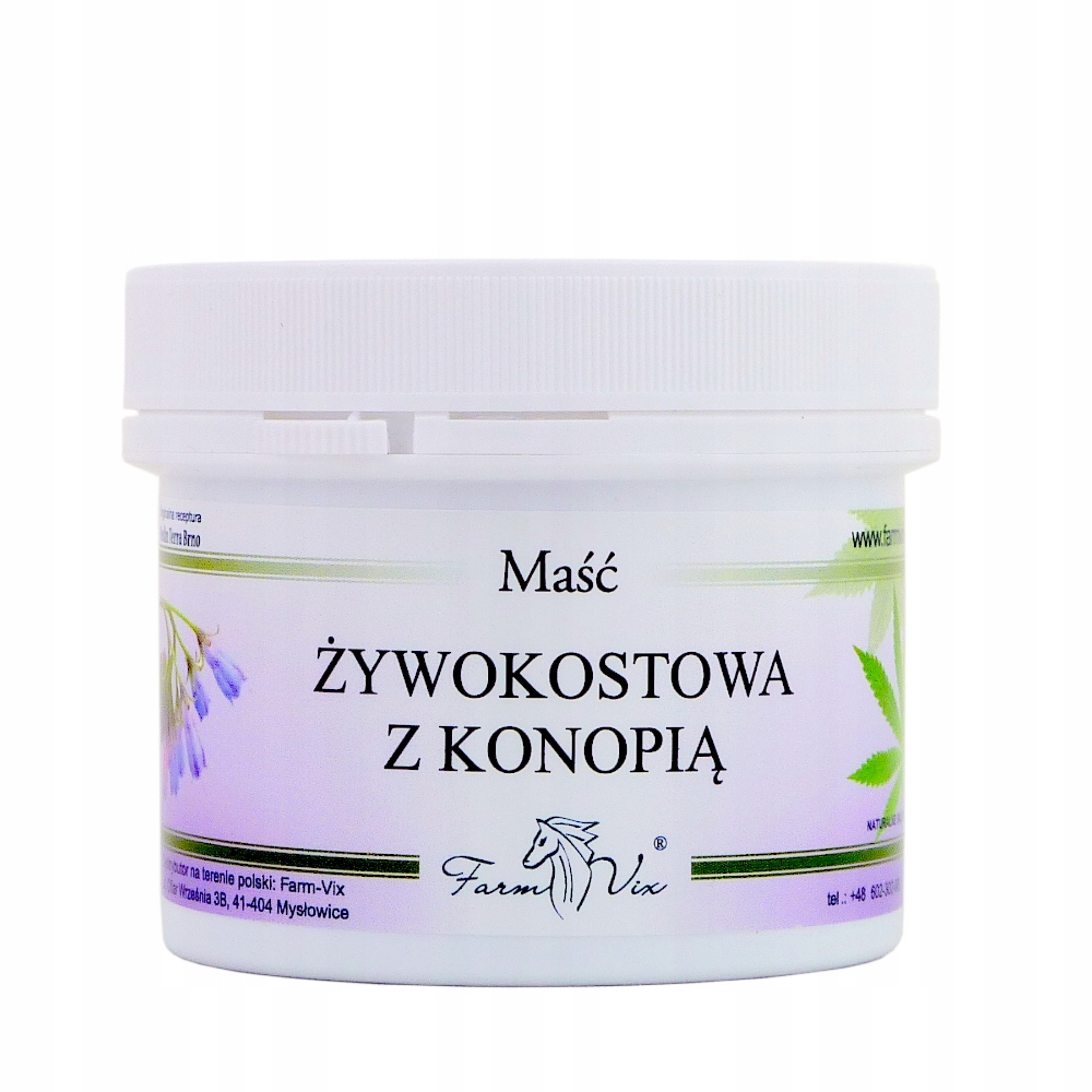 

FarmVix Maść Żywokostowa z konopią 150ml