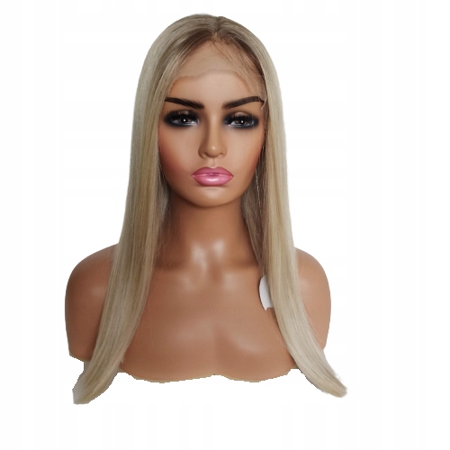 Paruka Lace Front platinová Blond 55 cm čepička Bonus