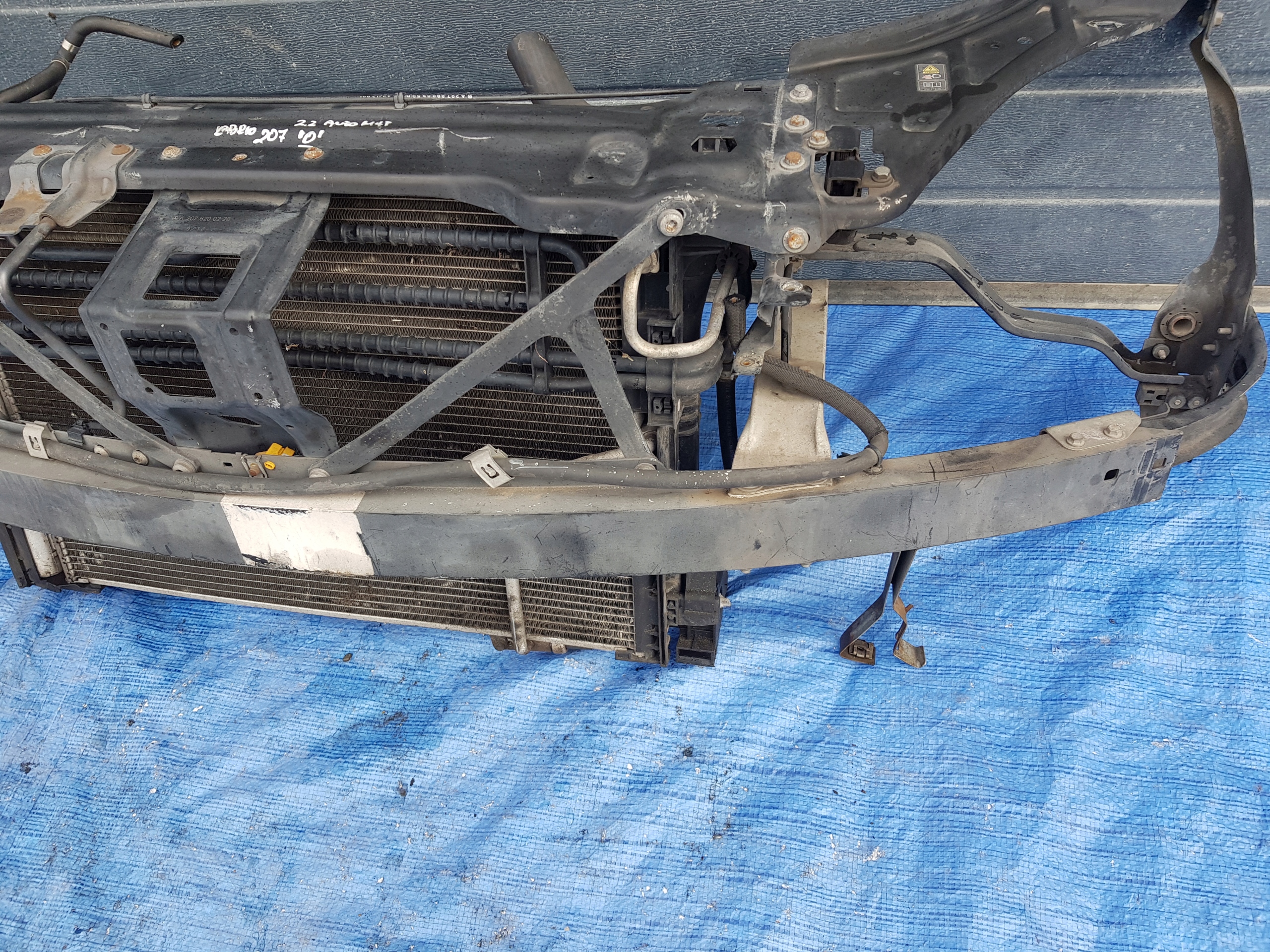 support panel for radiators radiator MERCEDES W207 2.2 CDI A207 CABRIO AUTOMAT