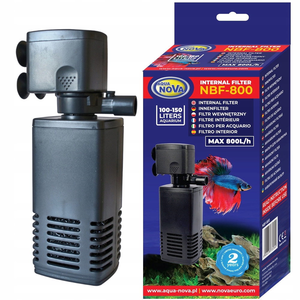 Aqua Nova NBF-800 внутренний фильтр для аквариума