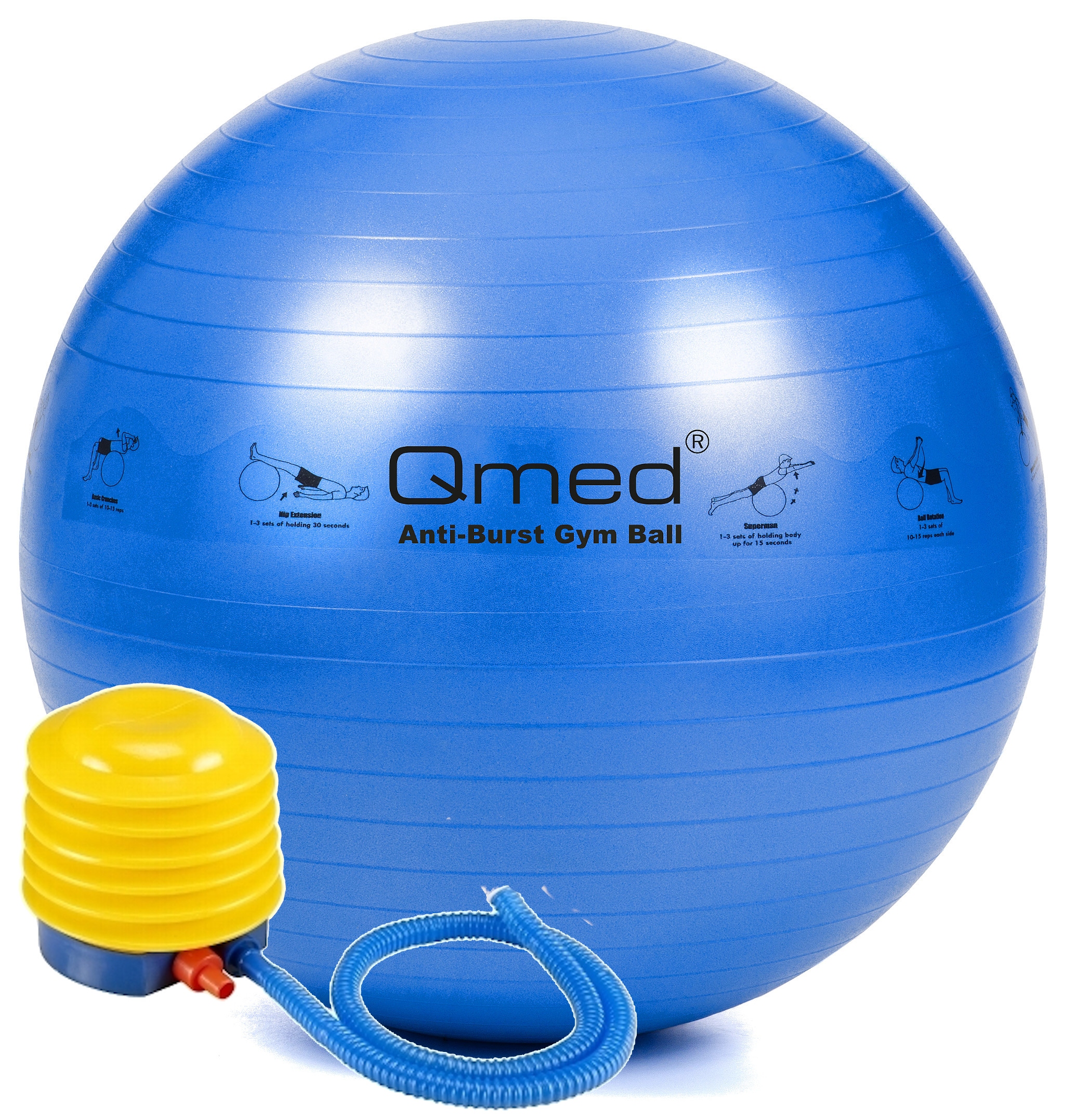 Piłka rehabilitacyjna do ćwiczeń dla kobiet w ciąży do siedzenia 75 cm Abs