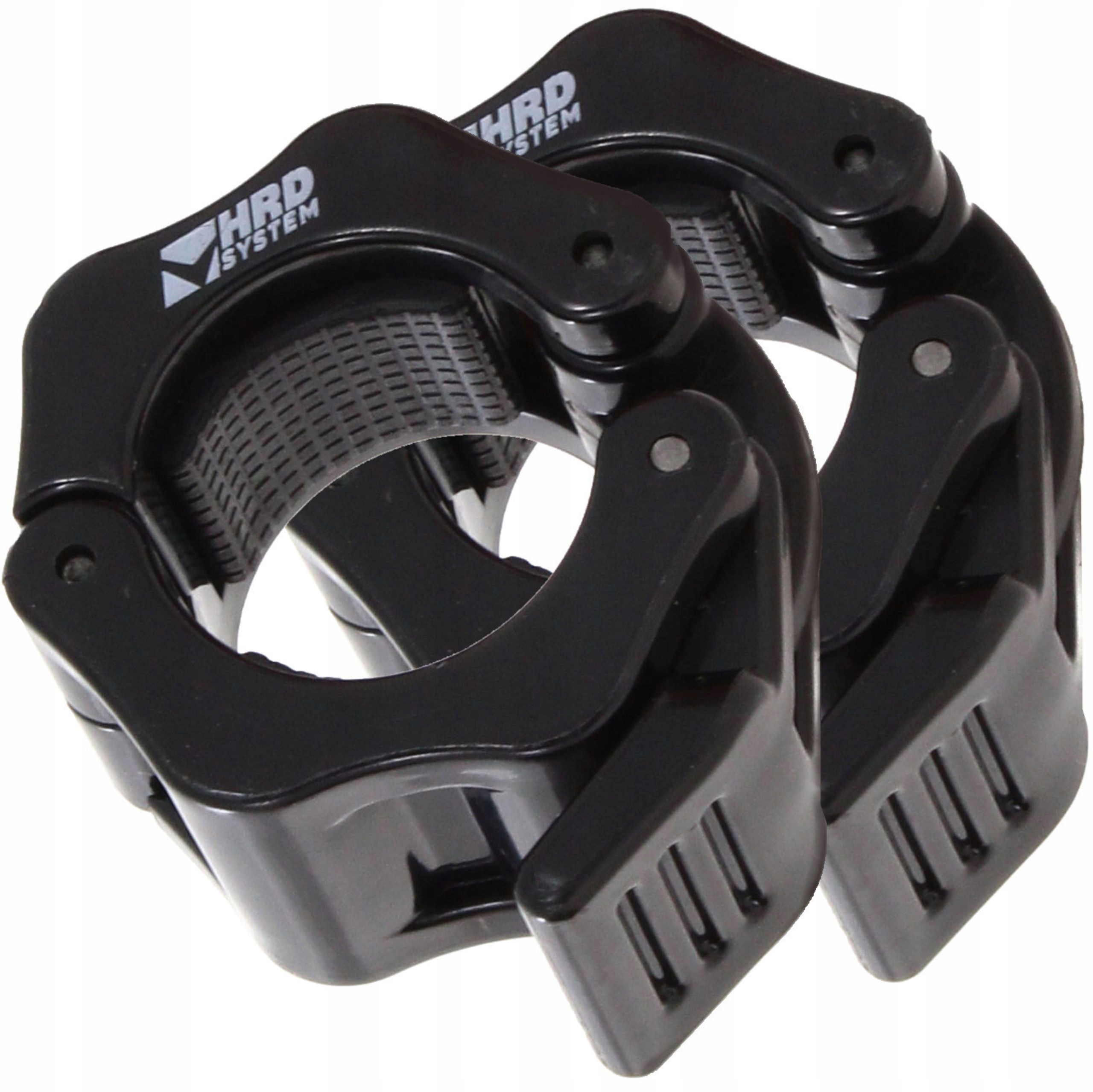 HRD SYSTEM ZACISKI SZCZĘKOWE QR NA GRYF 30MM KLAMROWE CZARNE KOMPLET