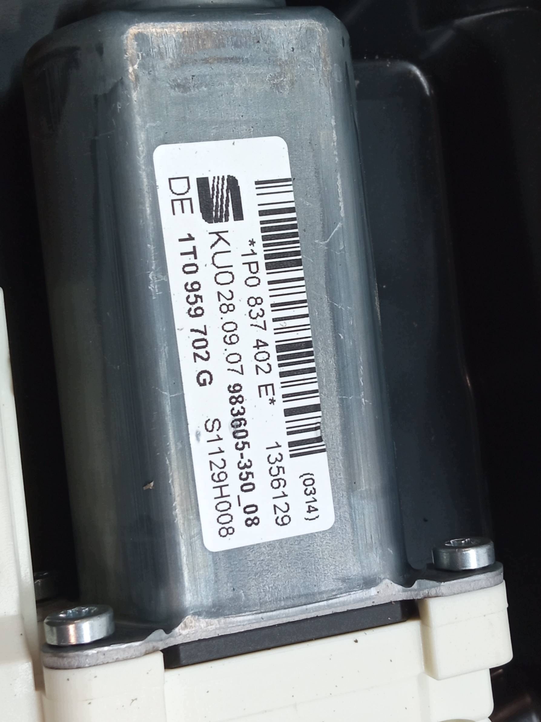 mechanism windows right front 1P0867436 Seat Leon II (2005-2012)
