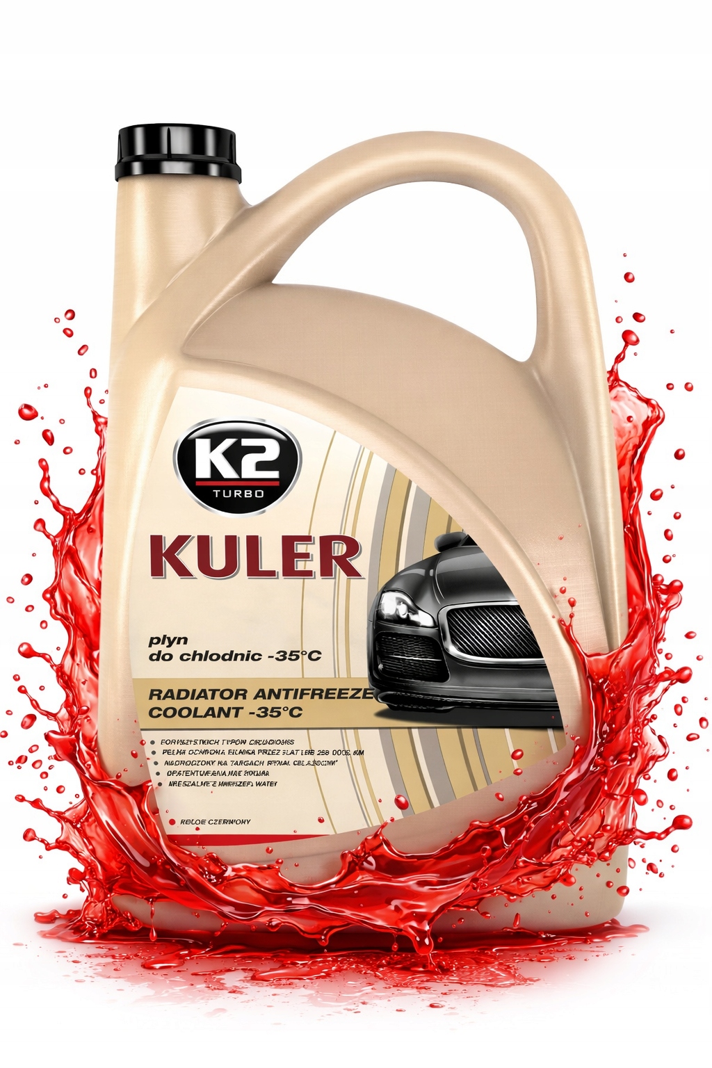 Gotowy Płyn Do Chłodnic G12 *czerwony* K2 Kuler 5L
