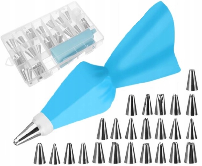 

Rękaw Cukierniczy Do Zdobień Ciast 26 el Dekorator