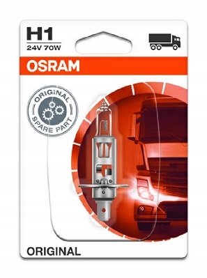 

Żarówka H1 24V 70W P14,5S Osram 1SZT. Blister