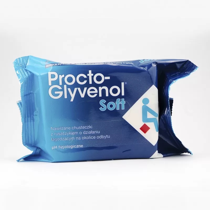 

Procto-Glyvenol soft chusteczki nawilżane, 30 sztu