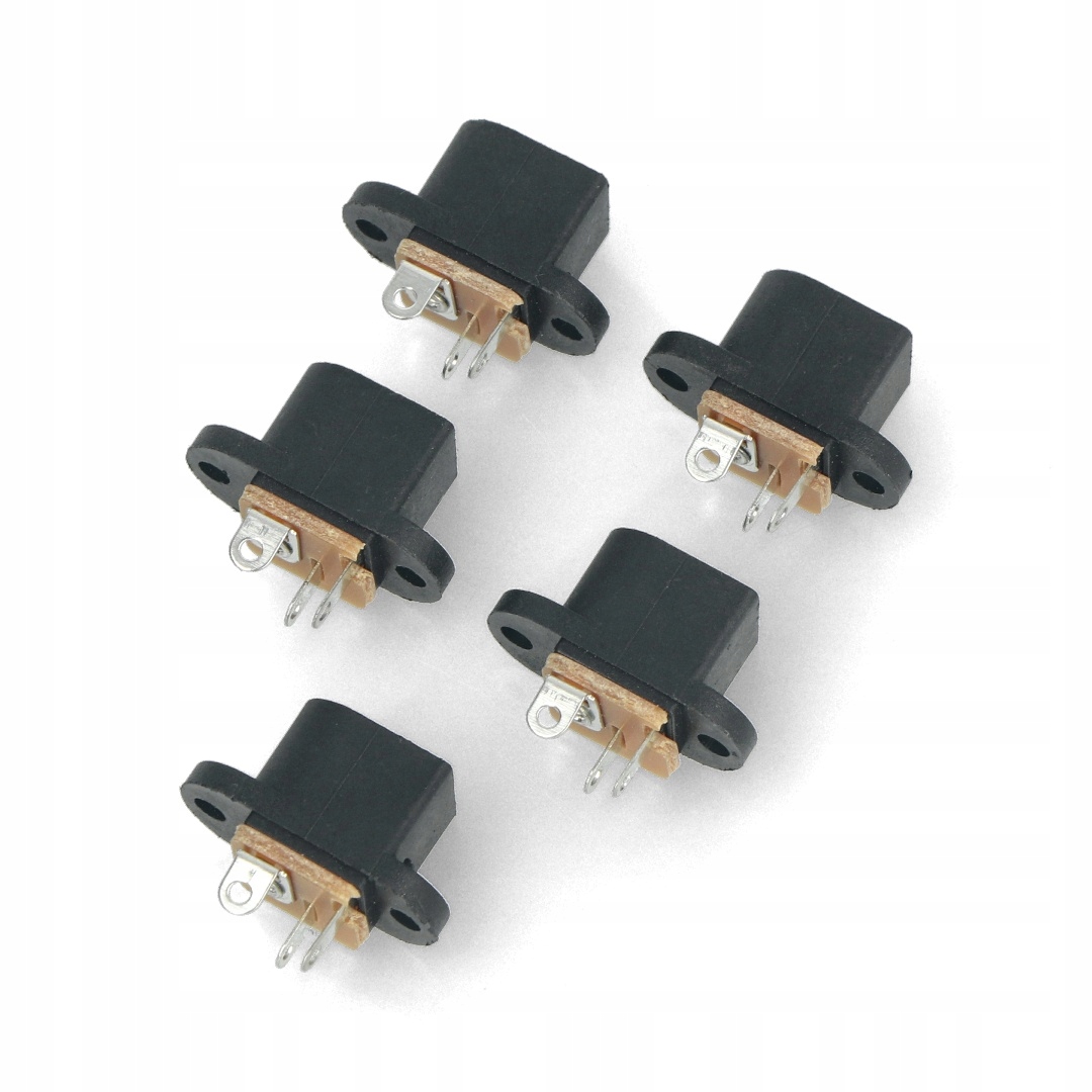 

Gniazdo DC 5.5 x 2.1mm do obudowy 5szt.
