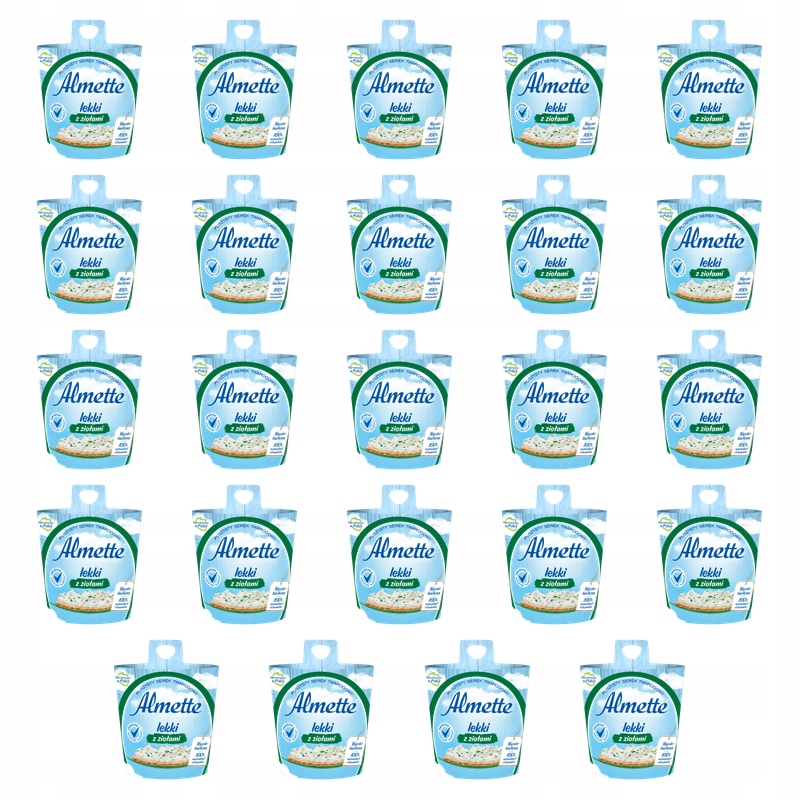 Almette Nadýchaný tvarohový sýr lehký s bylinkami 150 g X24