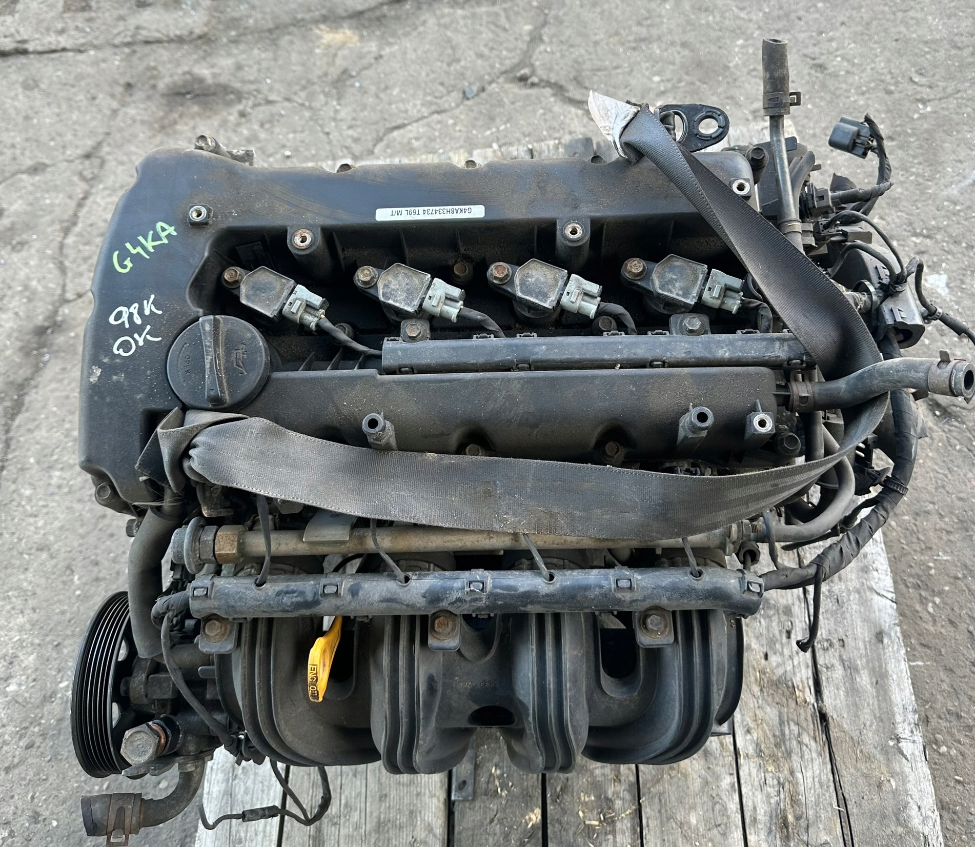 KIA CARENS III engine complete G4KA 2.0 petrol 98 TYS KM