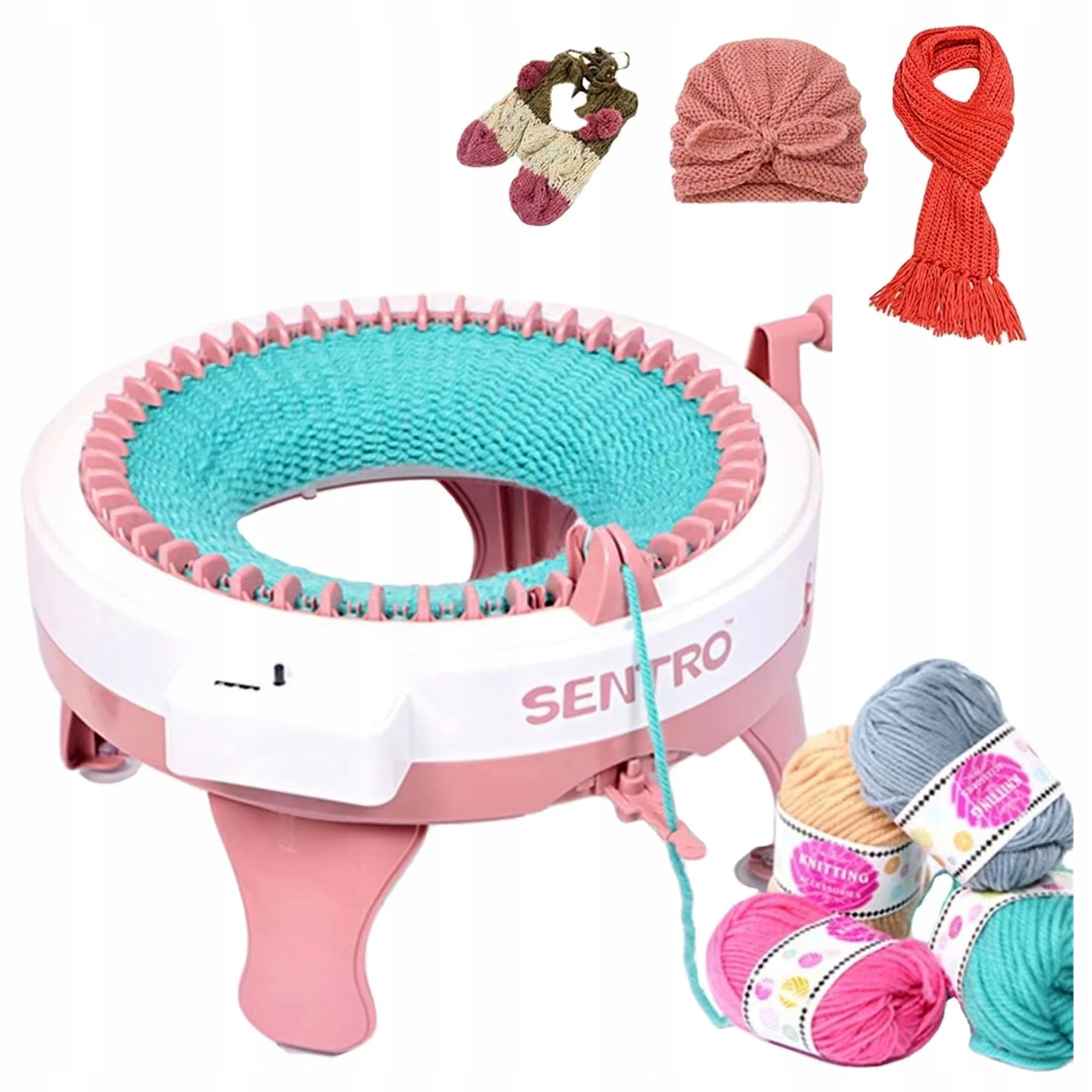 Maszyna dziewiarska do robienia na drutach tkania wrzeciono 48 igieł