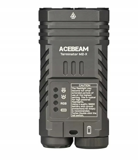 Acebeam Latarka Diodowa M2-X 6500k 500m Akumulator Usb-c Szara 3200lm