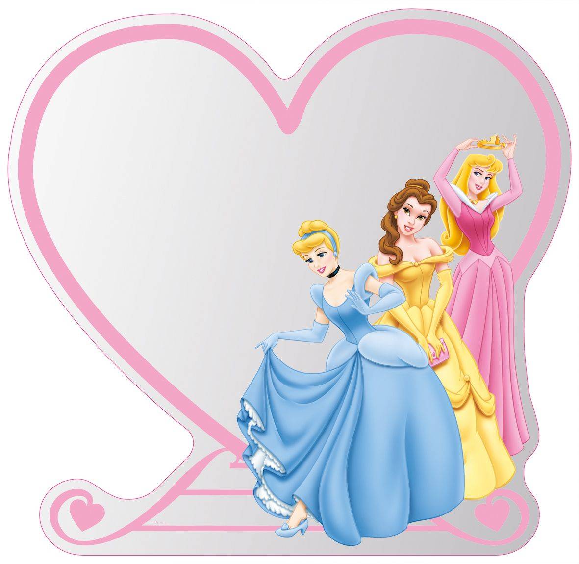 

Naklejka ścienna Lustro Księżniczki Disney 55111
