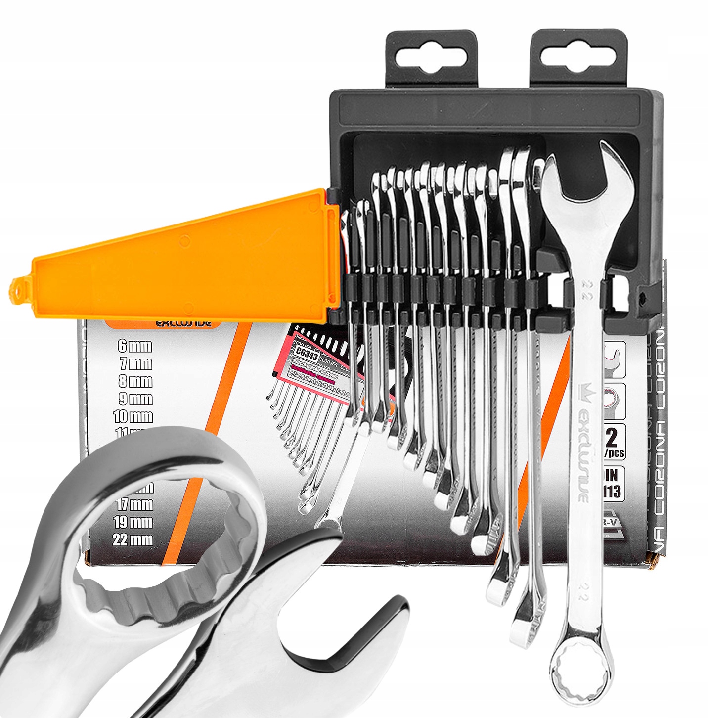 

Klucze Płasko-oczkowe 6-22MM 12SZT Richmann C6343