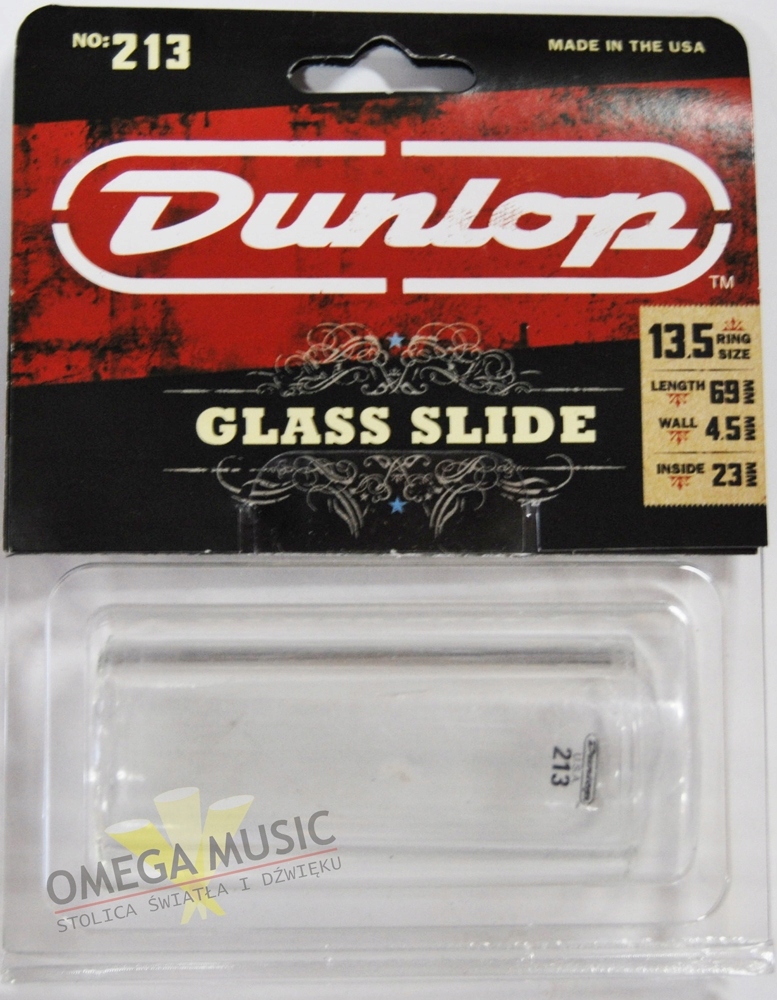 Slide Jim DUNLOP 213 - GLASS SLIDE gitarowy Kod producenta 213
