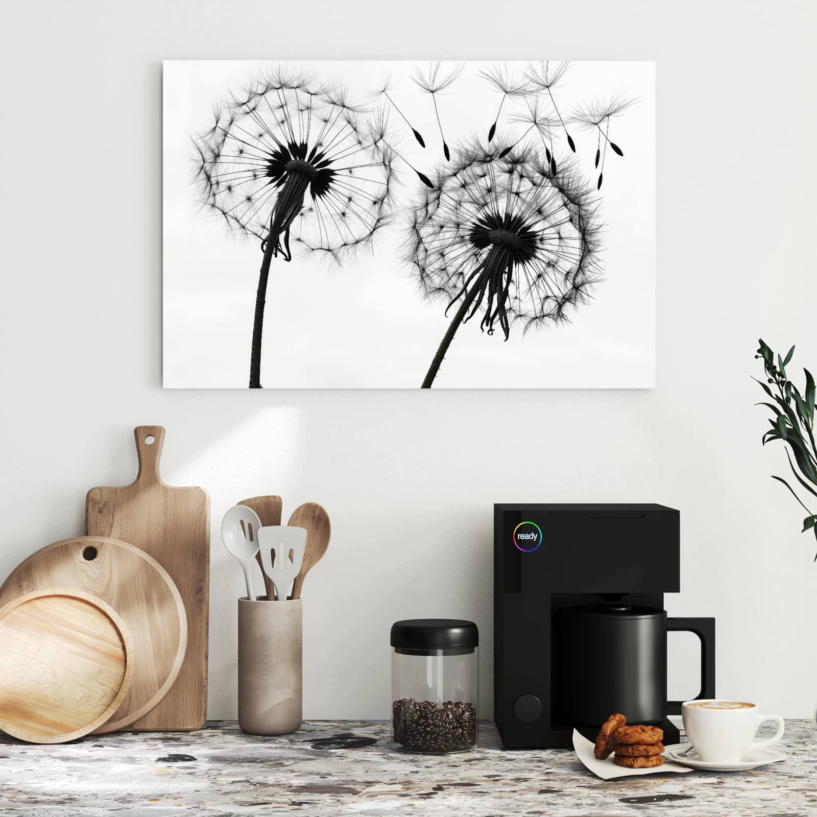 Magnetická tabule Pampelišky 60 × 40 cm