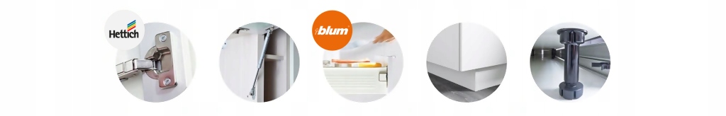 Kuchnia EMPORIUM Szafki, Meble kuchenne - LAMINAT Materiał płyta MDF