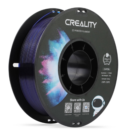 Фото - Пластик для 3D друку Creality Filament Pet-g Transparentny Niebieski Kg 