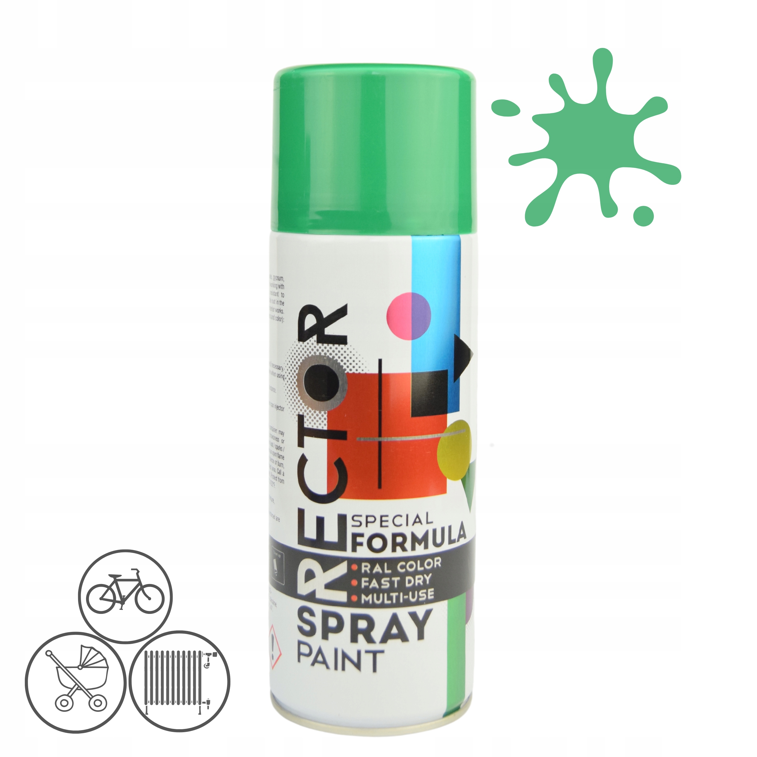 

Lakier farba emalia uniwersalna spray zielona