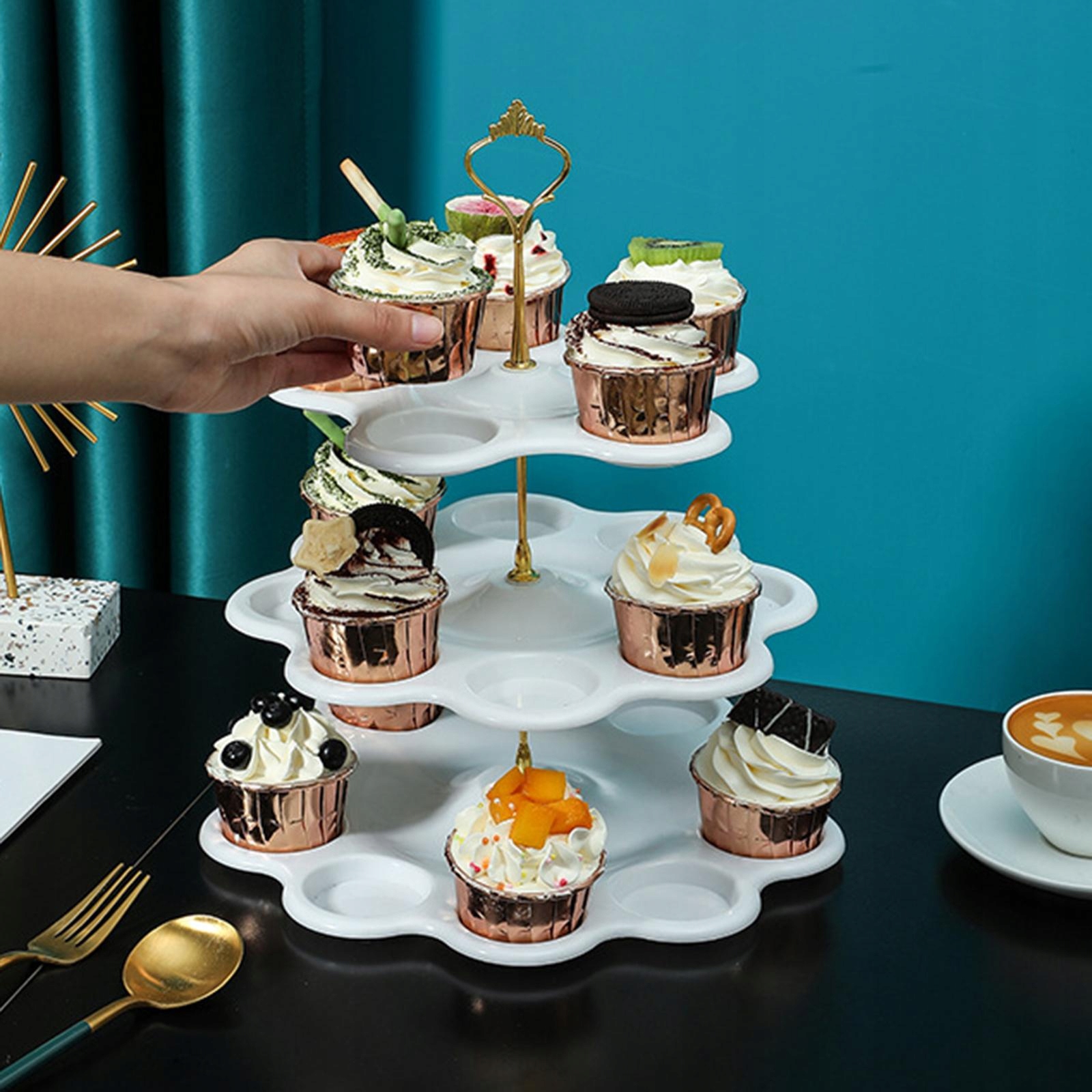 3-poziomowy stojak na stylu Marka bez marki