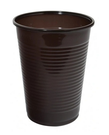 

Kubki Plastikowe Jednorazowe Brązowe 200ml a100szt