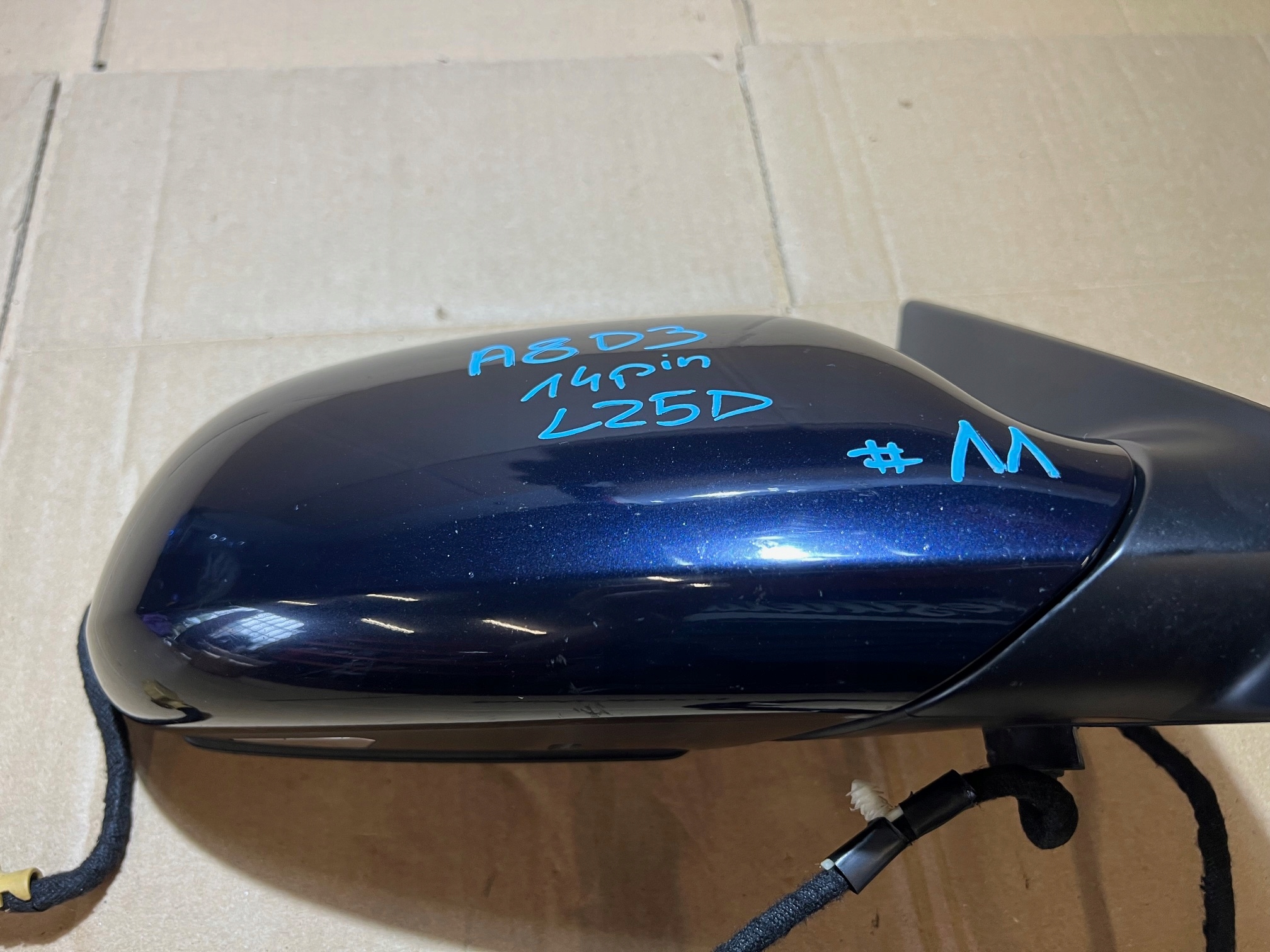 AUDI A8 D3 mirror right 14PIN LZ5D FOTOCHROM