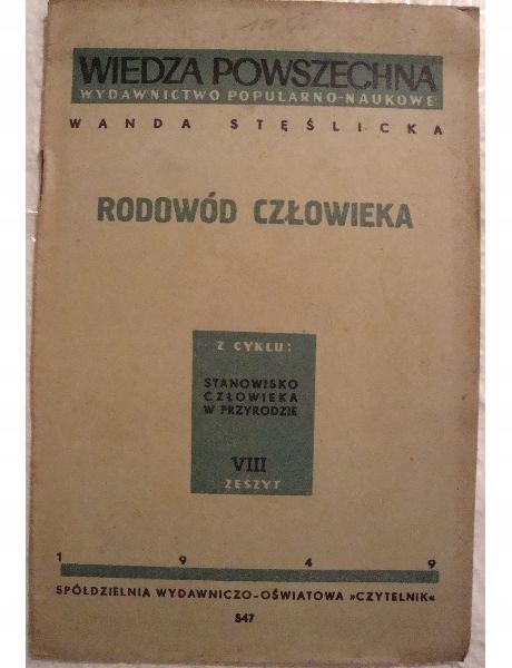RODOWÓD CZŁOWIEKA - Wanda Stęsliwicka