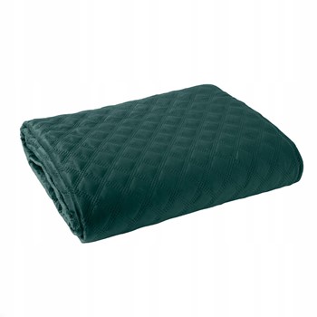 Přikrývka 220x240 Pikovaná Elegantní Na Postel Tmavě Tyrkysová