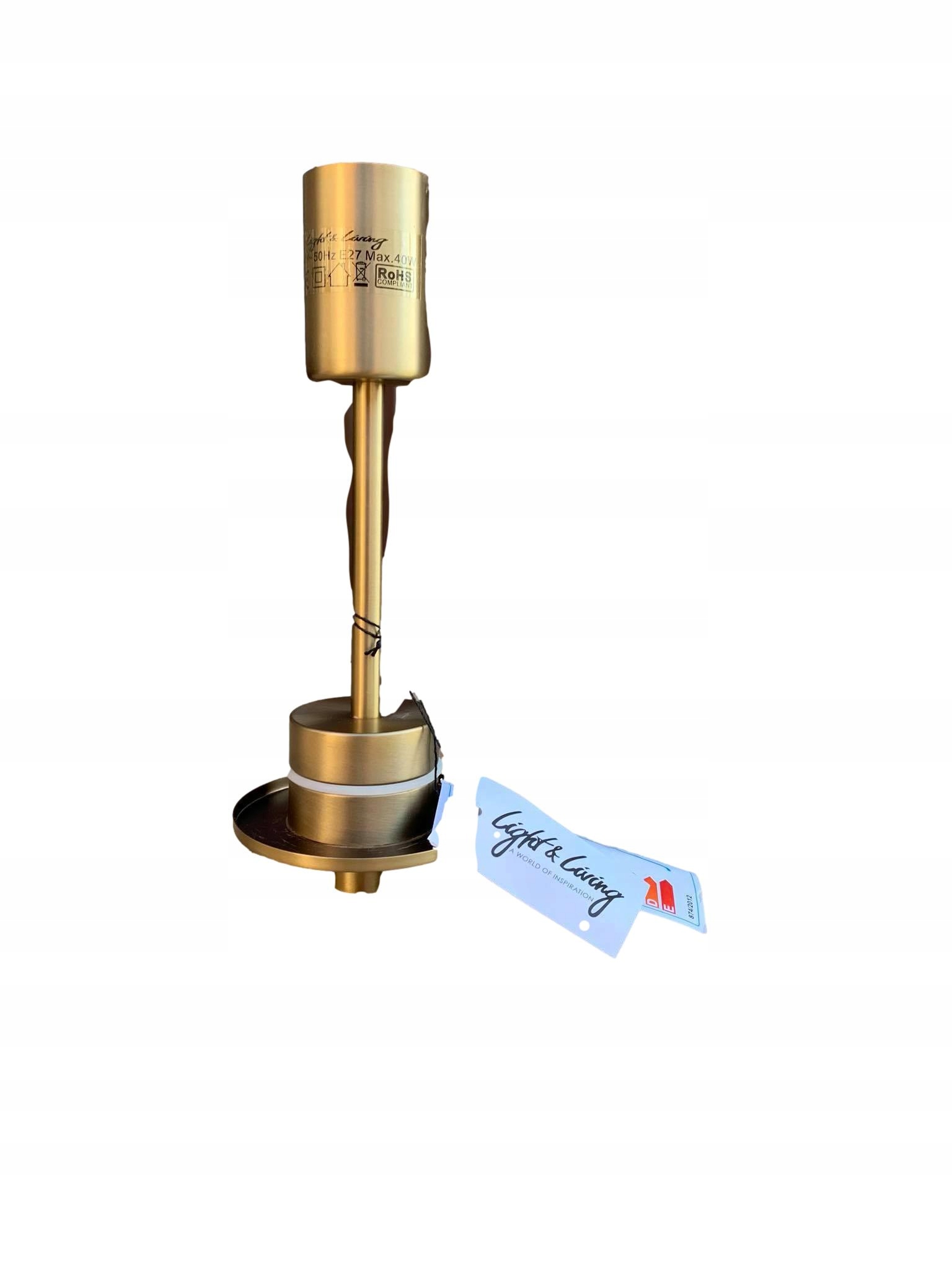 Wkład do lampy stołowej mosiądz Lampa nowa LOFT