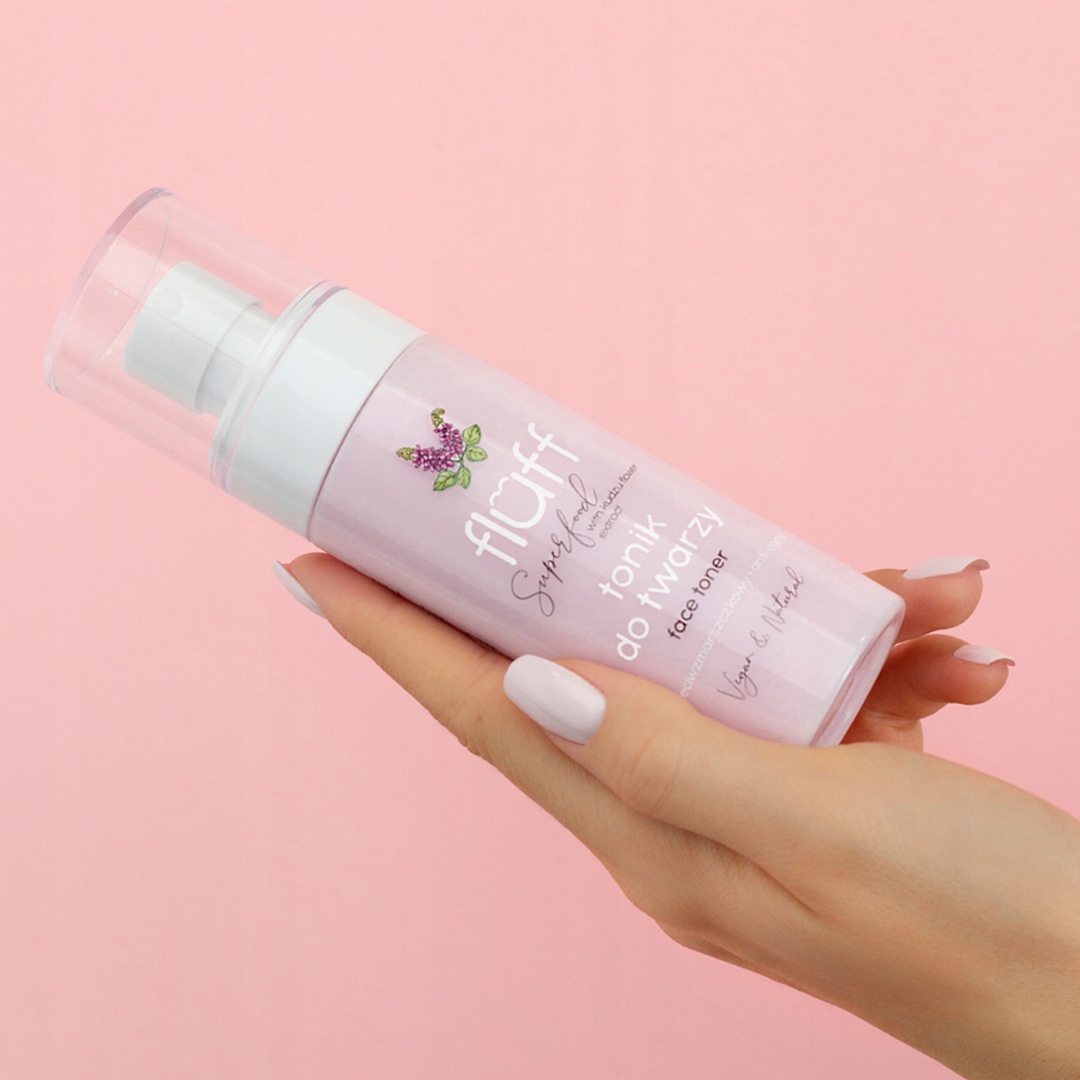 Fluff Tonik do twarzy z Kwiatem Kudzu Nawilżający Marka Fluff