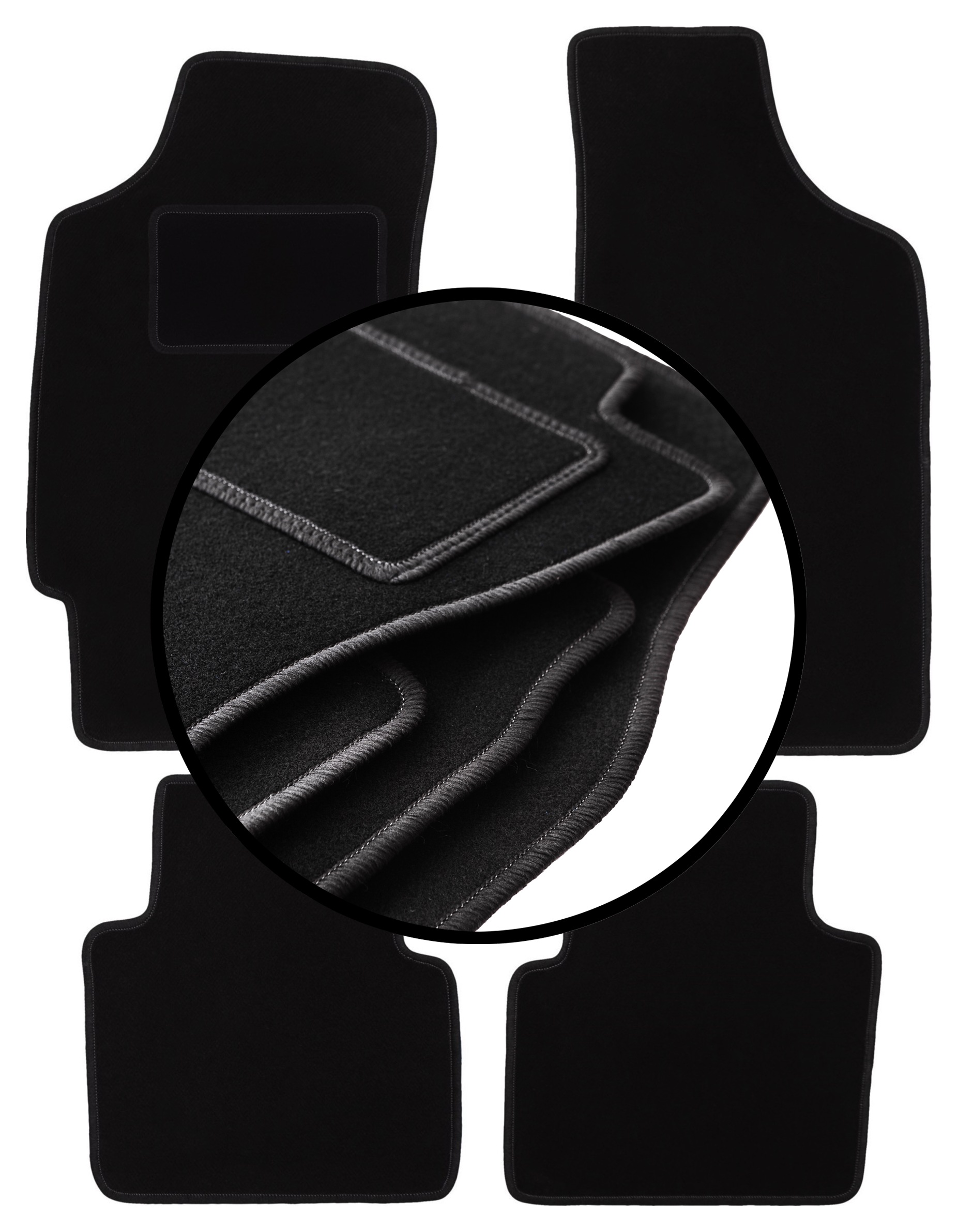 Velurové koberce komplet pro: Chrysler Neon sedan (1994-2005)