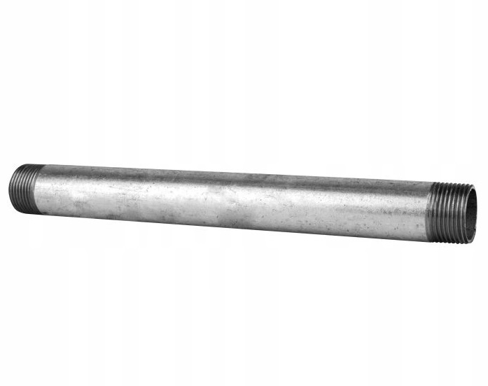 RURA STALOWA GWINTOWANA OCYNK 1/2 20cm Króciec