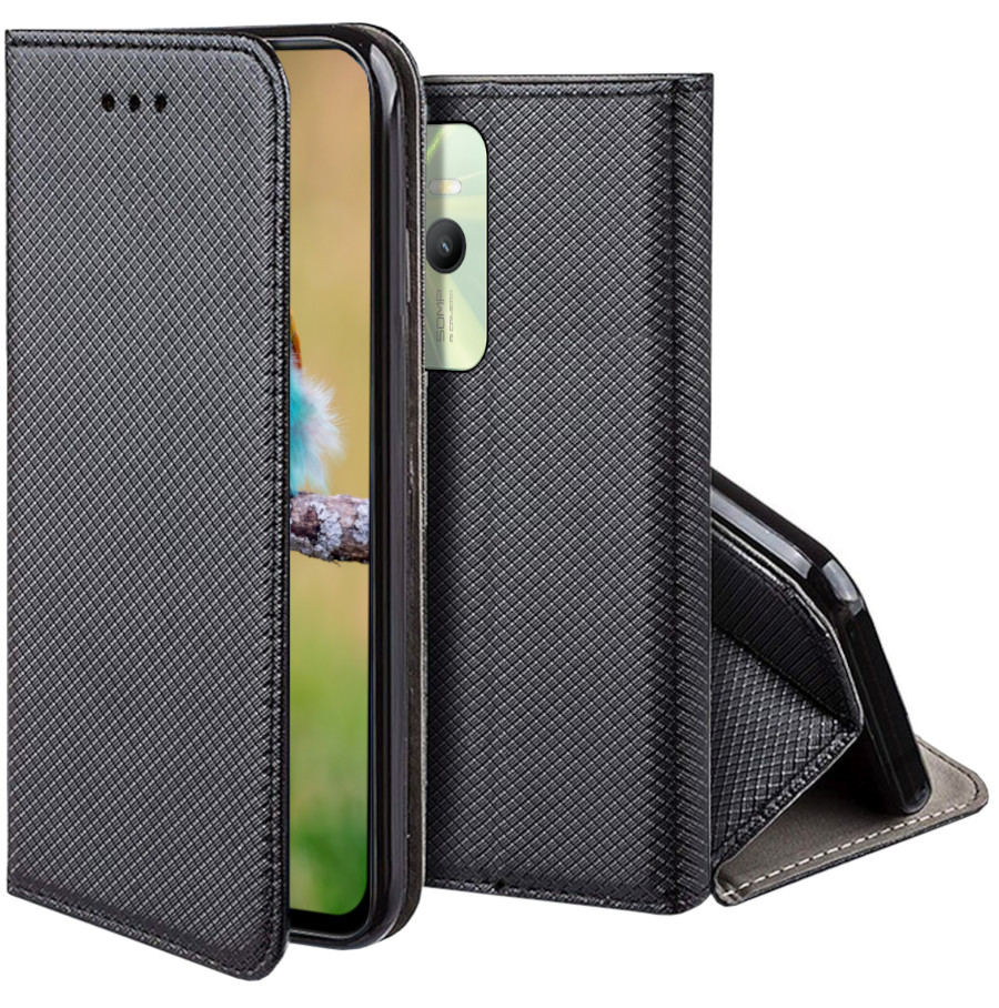 

Etui Smart Magnet Case Do Realme C35 Szkło