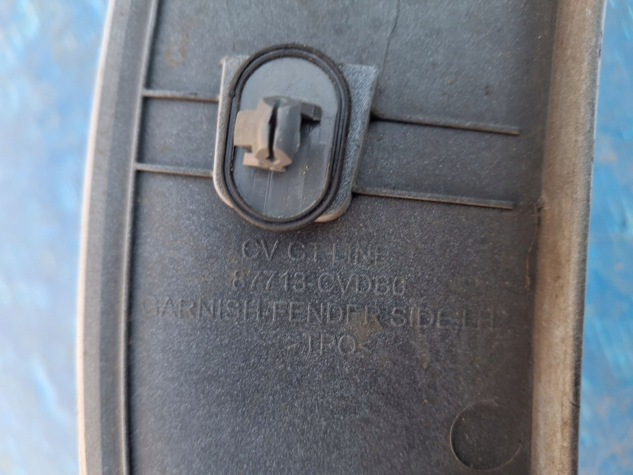 cap for fender left front KIA EV6 GT-LINE 2021R->