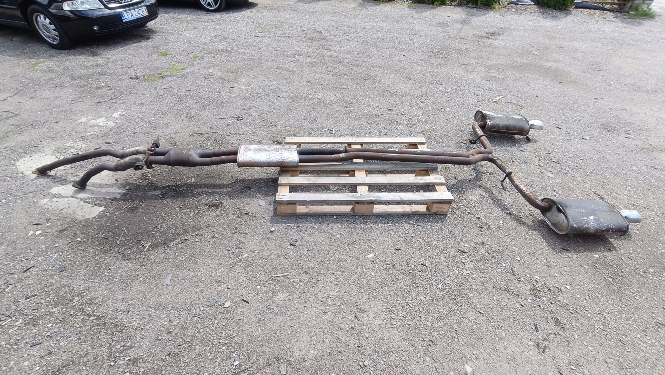système d'échappement silencieux tlumiki échappement Ford Flex 3.5 EcoBoost 2013- 2019