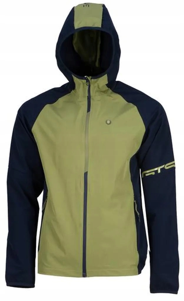 pánska ľahká outdoorová vodeodolná bunda Gts light hoodie zelená veľ. M