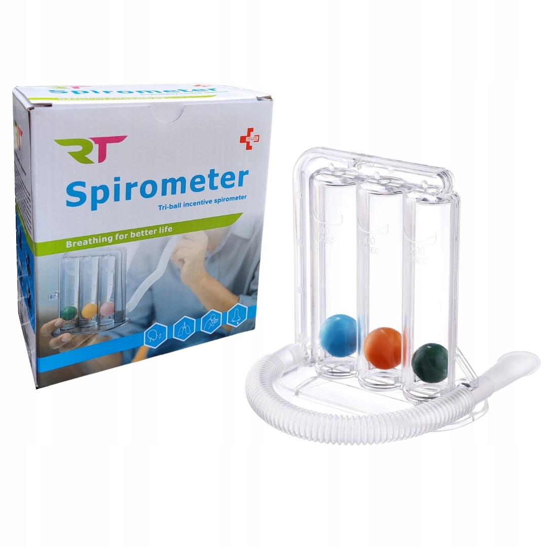 

Spirometr do ćwiczeń oddechowych trenażer