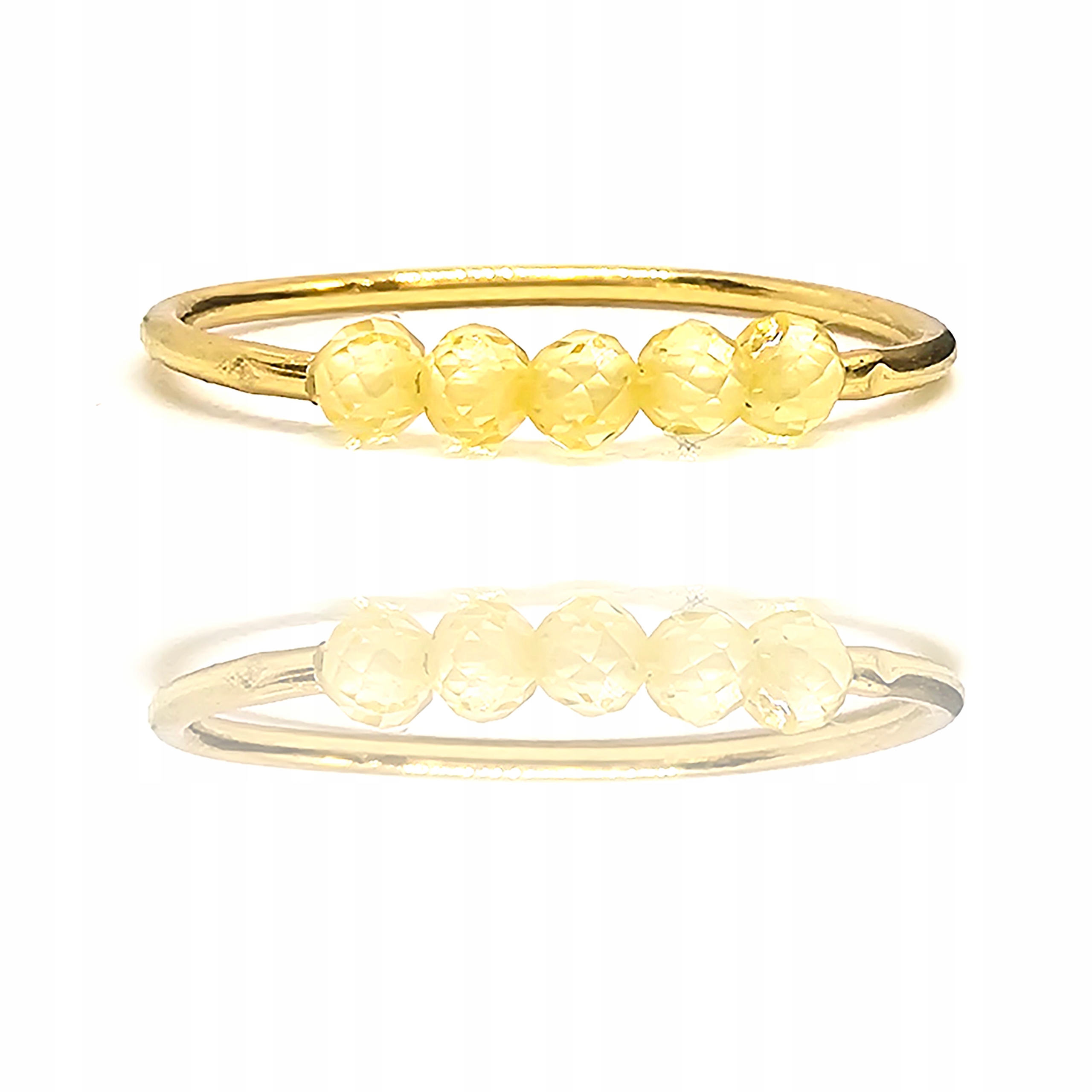 Prstýnek s citronem a zlatem, 585 citronů