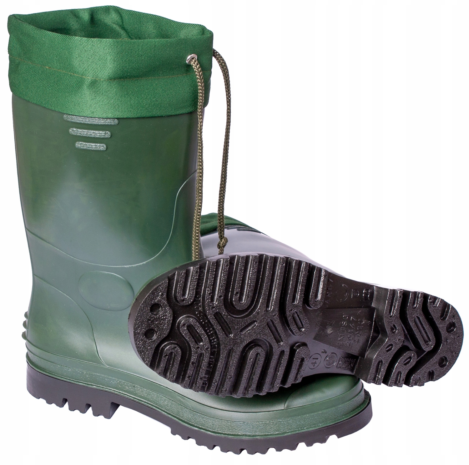 KALOSZE GUMOWCE GUMIAKI Z KOŁNIERZEM MĘSKIE PR. 42