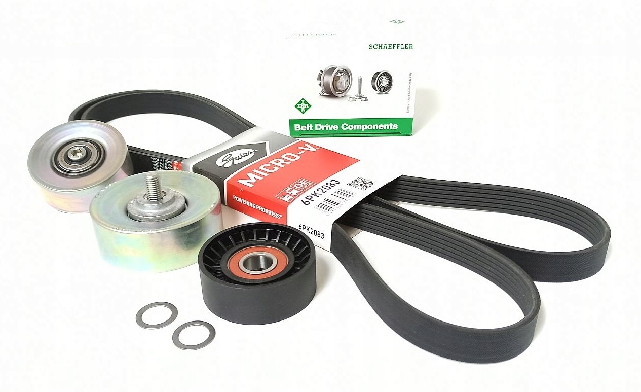 BMW-ROL-003 - Натяжной ролик ремня комплект INA BMW E60 E61 530d